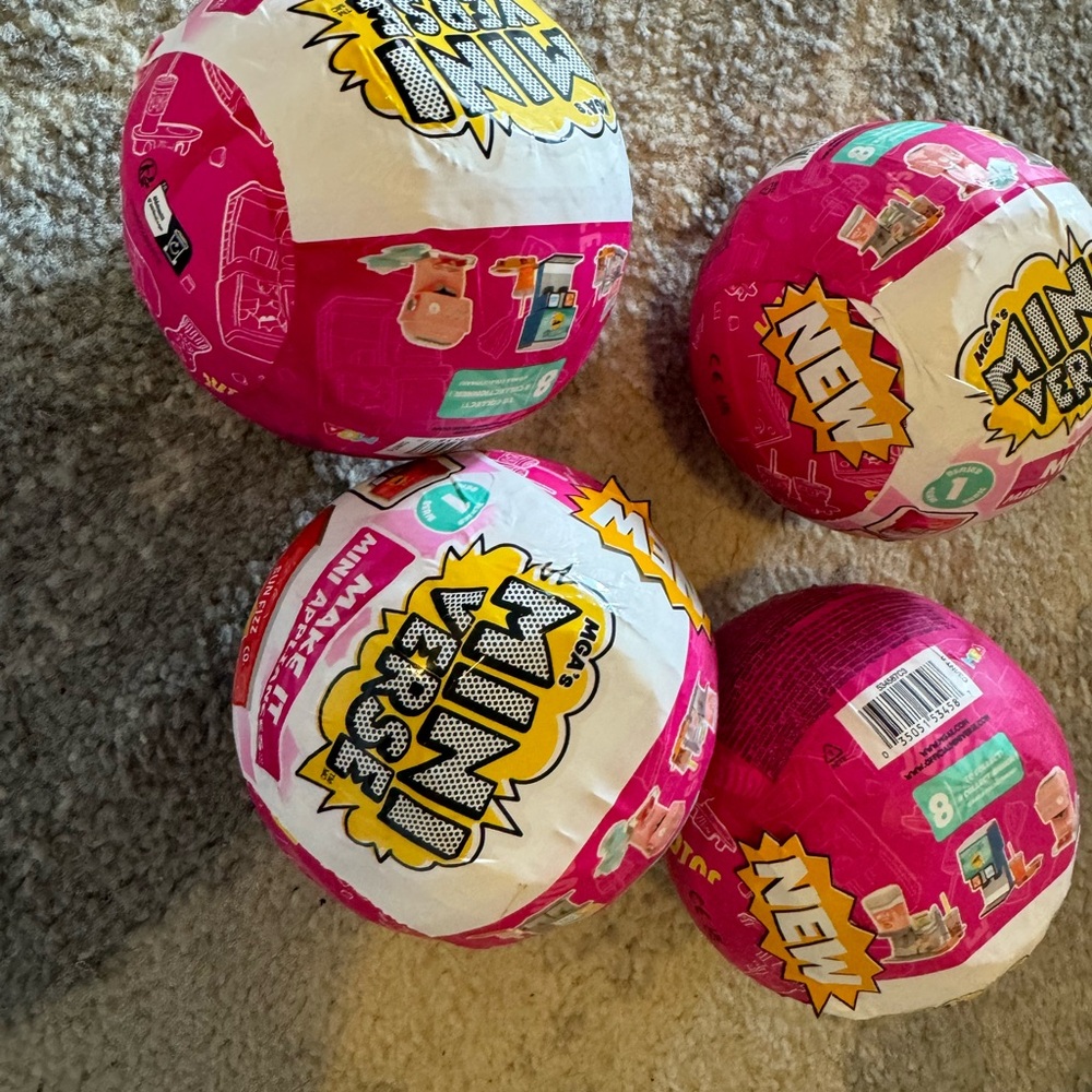 Mini Brands Surprise Balls each is $15